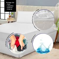 Protetor De Colchão Impermeável King 1 Peça 100% Polipropileno - Branco - 4