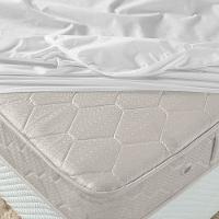 Protetor De Colchão Impermeável Solteiro 1 Peça 100% Polipropileno - Branco - 3