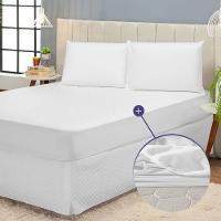 Protetor De Colchão Impermeável Solteiro 1 Peça 100% Polipropileno - Branco