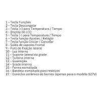 Forno Elétrico Platinium De Embutir Com Air Fryer 43L Fischer 220V - 8