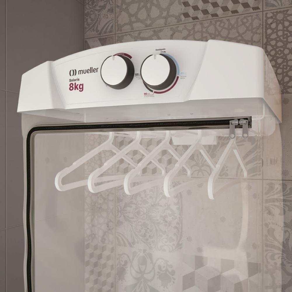 Secadora De Roupas Solaris Branca 8kg Com Timer Ar Quente E Frio 220V - 3