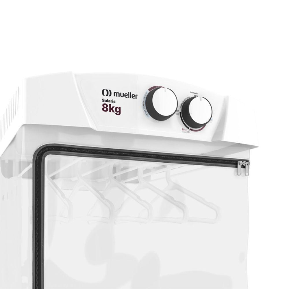 Secadora De Roupas Solaris Branca 8kg Com Timer Ar Quente E Frio 220V - 4