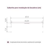 Secadora De Roupas Solaris Branca 8kg Com Timer Ar Quente E Frio 220V - 5