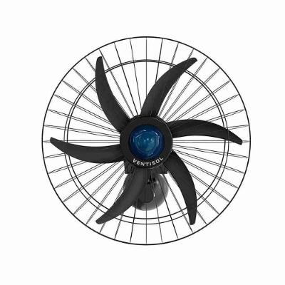 Ventilador De Parede Falcon 60cm 230w Preto Ventisol Bivolt