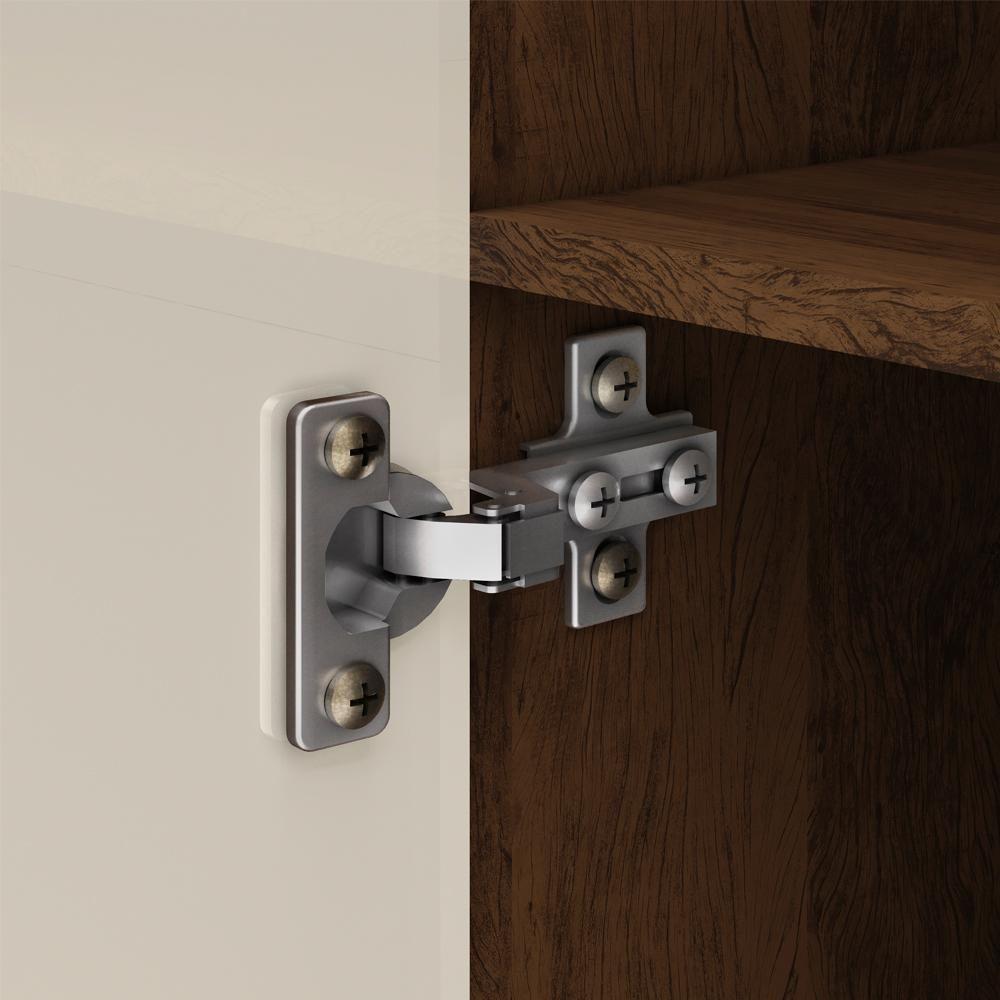 Armario Multiuso 2 Portas 60 Cm Lin 10045 Imbuia Champanhe Vlr Imbuia Champanhe - 5