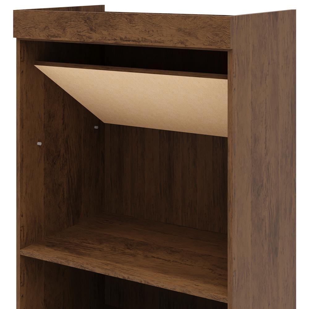 Armario Multiuso 2 Portas 60 Cm Lin 10045 Imbuia Champanhe Vlr Imbuia Champanhe - 6