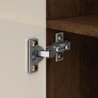 Armario Multiuso 2 Portas 60 Cm Lin 10045 Imbuia Champanhe Vlr Imbuia Champanhe - 5