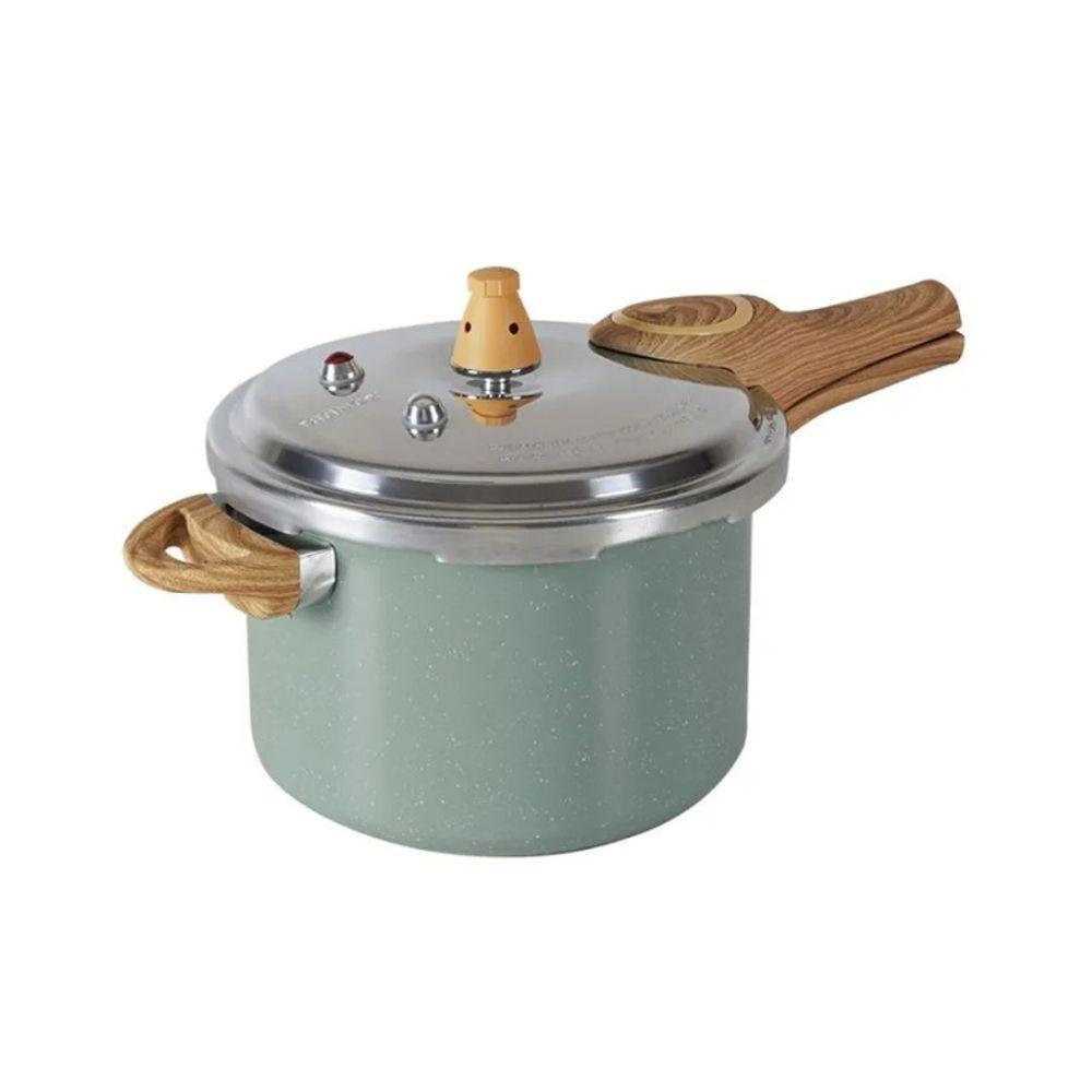 Panela De Pressão Ceramic Life Pressure Com Fundo De Indução 4,2L Verde Brinox - 1