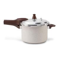 Panela De Pressão Pressure 6,8L Ceramic Life Antiaderente Fundo De Indução Vanilla Brinox - 1