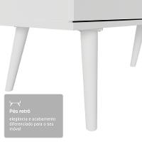 Mesa De Estudos Em L 3 Gavetas Branco Lisboa Madesa