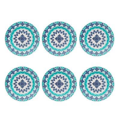 Prato Fundo Com Estampa Donna Lola 21,5 Cm 6 Unidades - Biona 074470