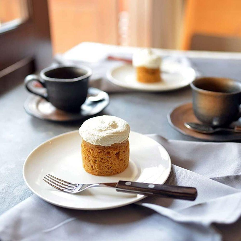 Kit 2 Garfos De Mesa Tramontina Polywood Inox Cabo Castanho - 5