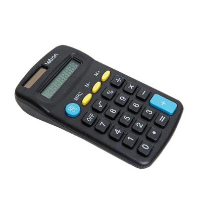 Calculadora De Bolso 8 Digitos Preta Basic Solar - Letron