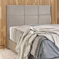 Cabeceira Estofada Milena 1,40 Casal Speciale Home Bege - 3
