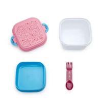 Marmita Com Trava Fini 730ml 2 Divisórias Talher - Leo & Leo - 5