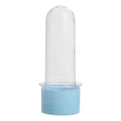 Mini Tubete Para Lembrancinha Azul Claro 8cm - 10 Unidades