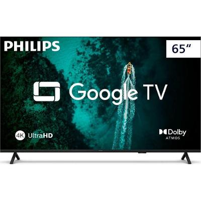 Televisão Smart PUG7419 65" 4K Wi Fi Google Preto Bivolt