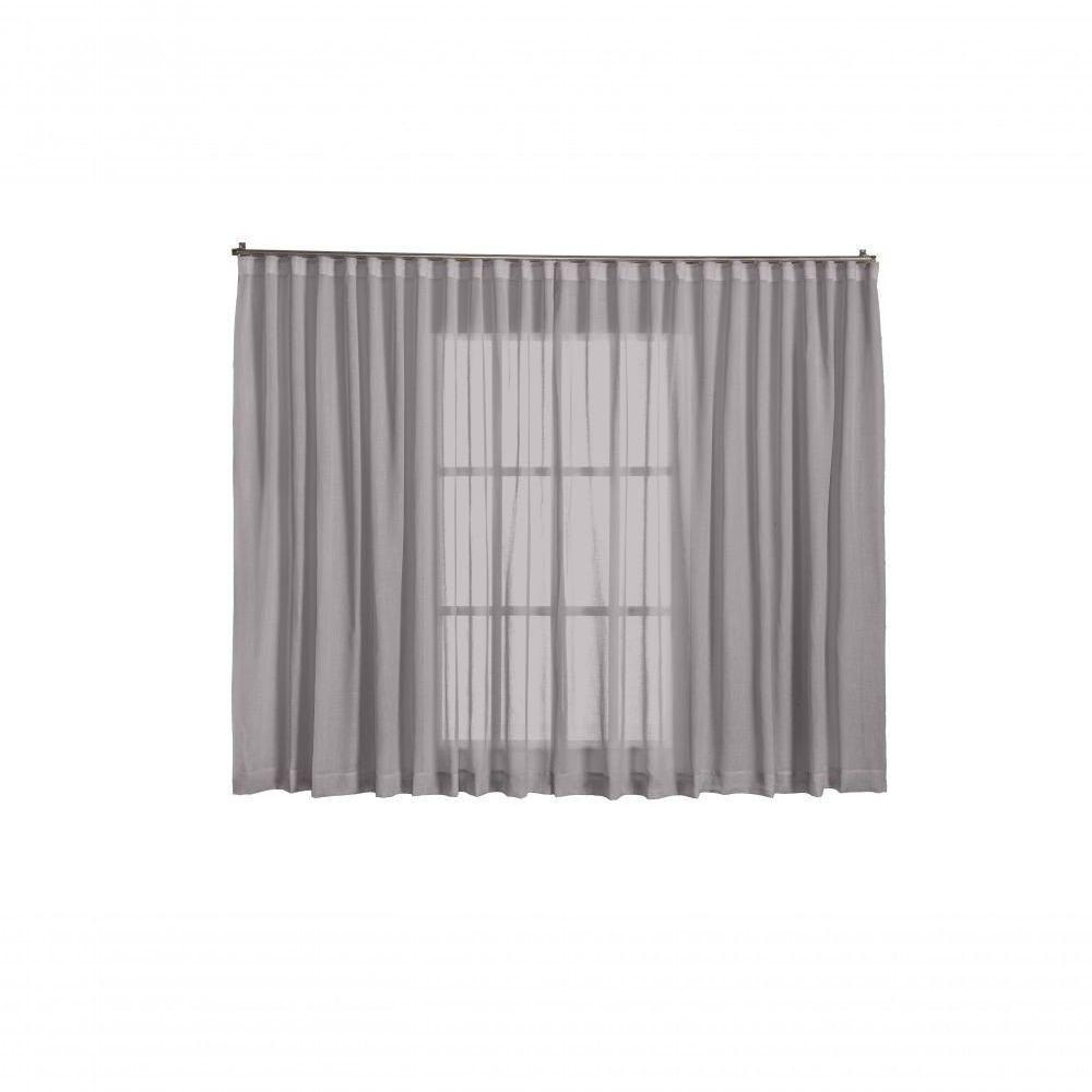 Cortina Linho Tecido 6,00x2,50 Para Trilho Suíço Palha - 2