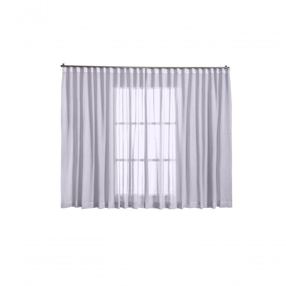 Cortina Linho Tecido 6,00x2,50 Para Trilho Suíço Palha - 3