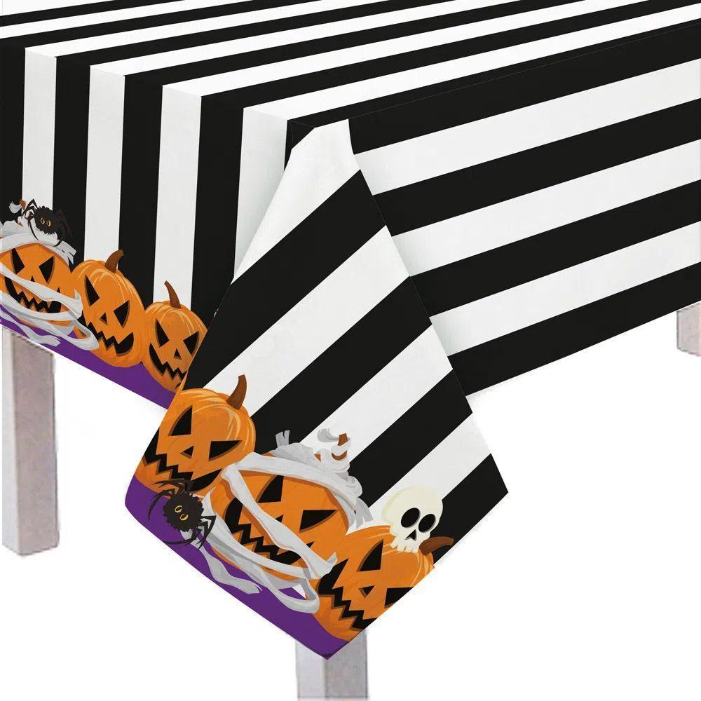 Toalha De Mesa Festa Halloween - 1,18m X 1,80m - 1