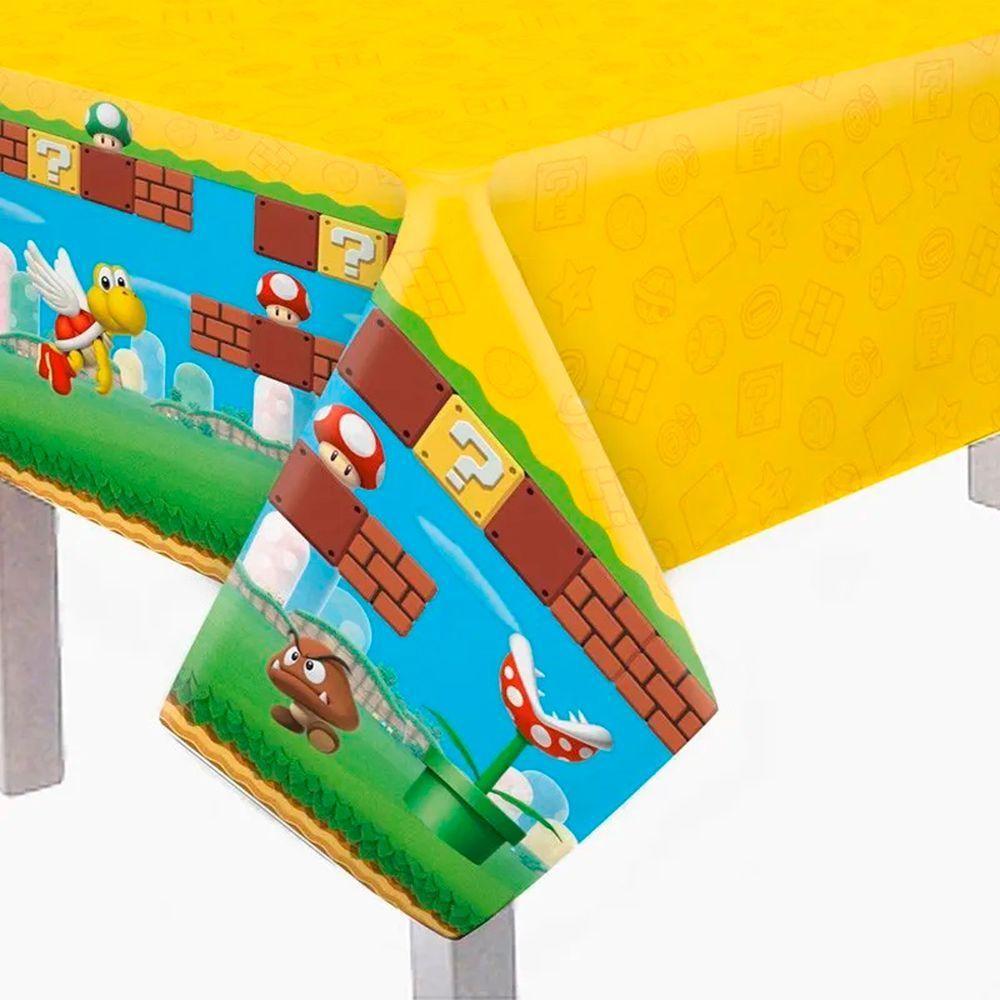 Toalha De Mesa Super Mario - 1,2m X 1,8m - 2