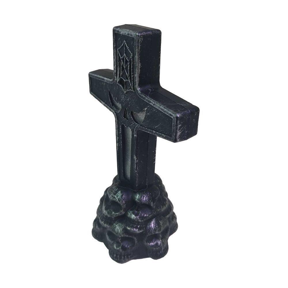 Enfeite Halloween Cruz Com Luz - 2