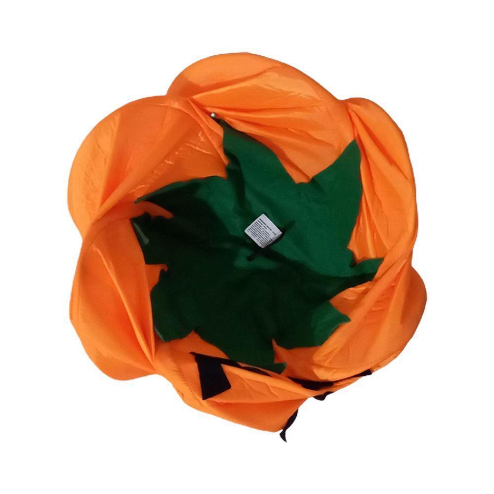 Enfeite De Halloween Abóbora Lanterna Em Tecido - 5