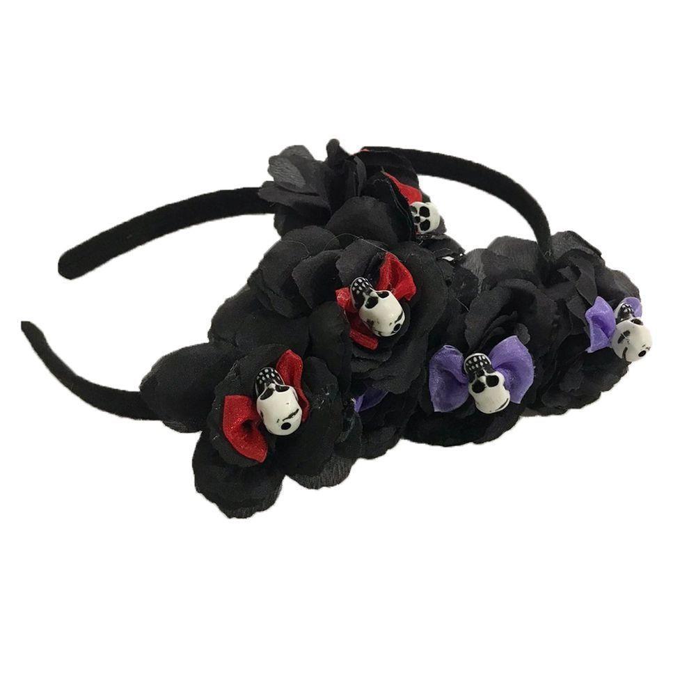 Tiara Com Mini Caveiras Halloween - 1 Unidade - 1