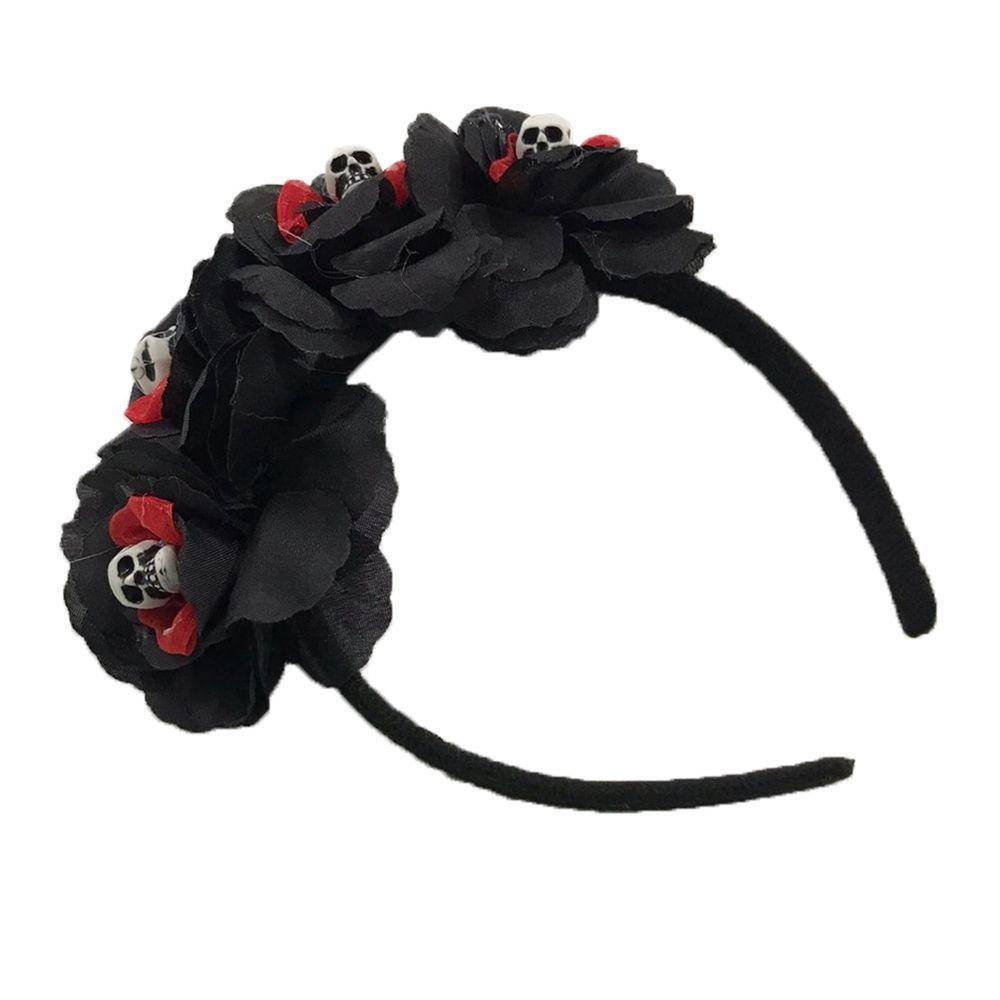 Tiara Com Mini Caveiras Halloween - 1 Unidade - 3