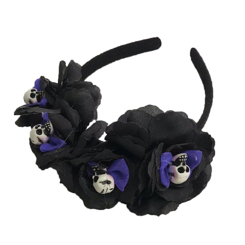 Tiara Com Mini Caveiras Halloween - 1 Unidade - 7