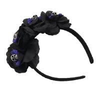 Tiara Com Mini Caveiras Halloween - 1 Unidade - 2