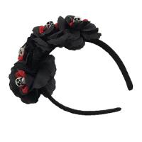 Tiara Com Mini Caveiras Halloween - 1 Unidade - 3