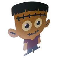 Enfeite De Mesa Frankenstein Halloween Mdf - 22cm X 18cm - 2