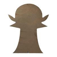 Enfeite De Mesa Vampiro Halloween Mdf - 22cm X 19cm - 2