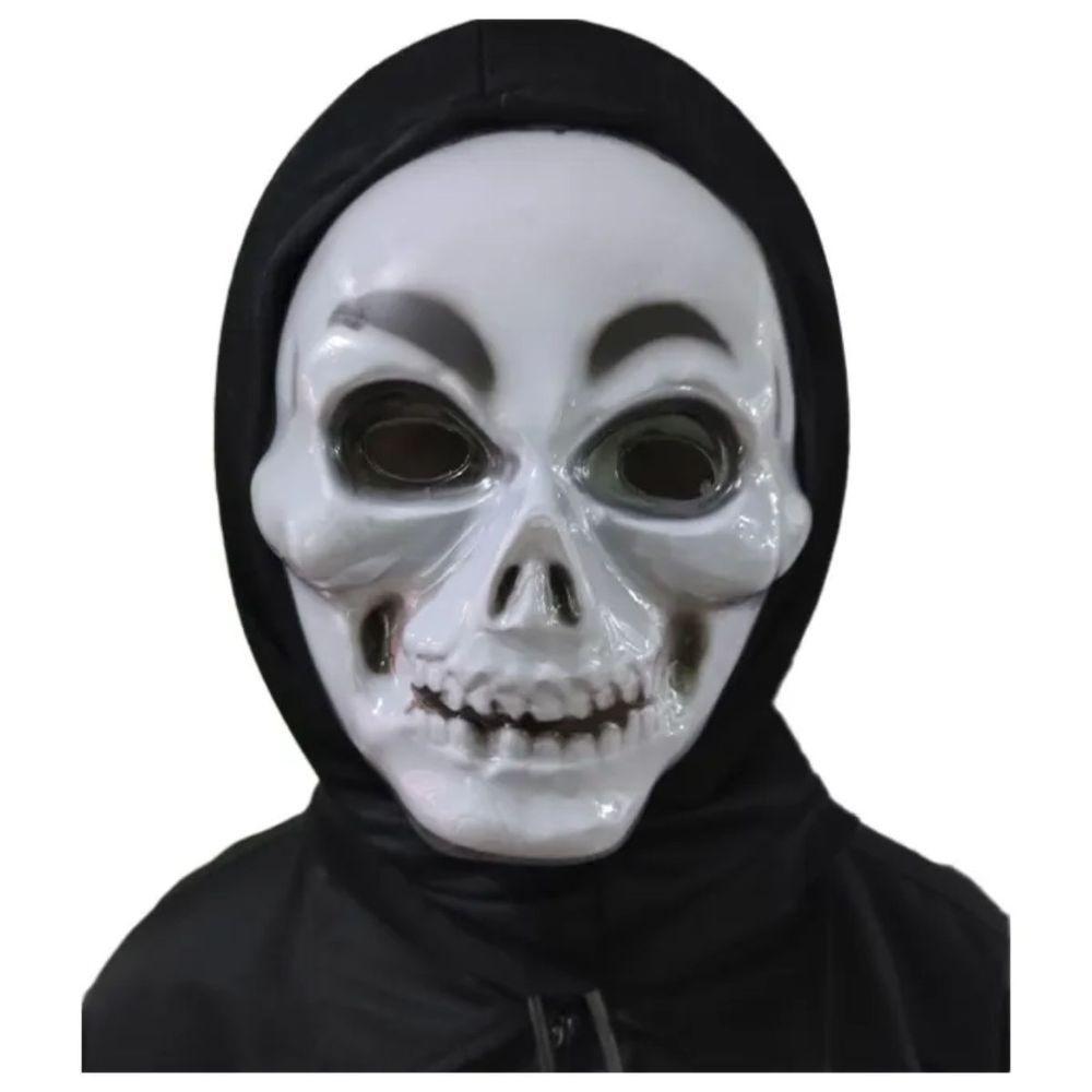 Máscara Caveira Com Sangue Para Fantasias Halloween - 4