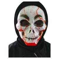 Máscara Caveira Com Sangue Para Fantasias Halloween - 5