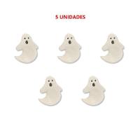 Enfeite Decorativo Halloween De Eva Com Glitter - 5 Unidades Modelo Abóbora Dark - 6