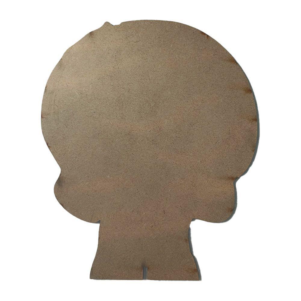 Enfeite De Mesa Caveira Halloween Mdf - 22cm X 19cm - 3