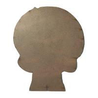 Enfeite De Mesa Caveira Halloween Mdf - 22cm X 19cm - 3