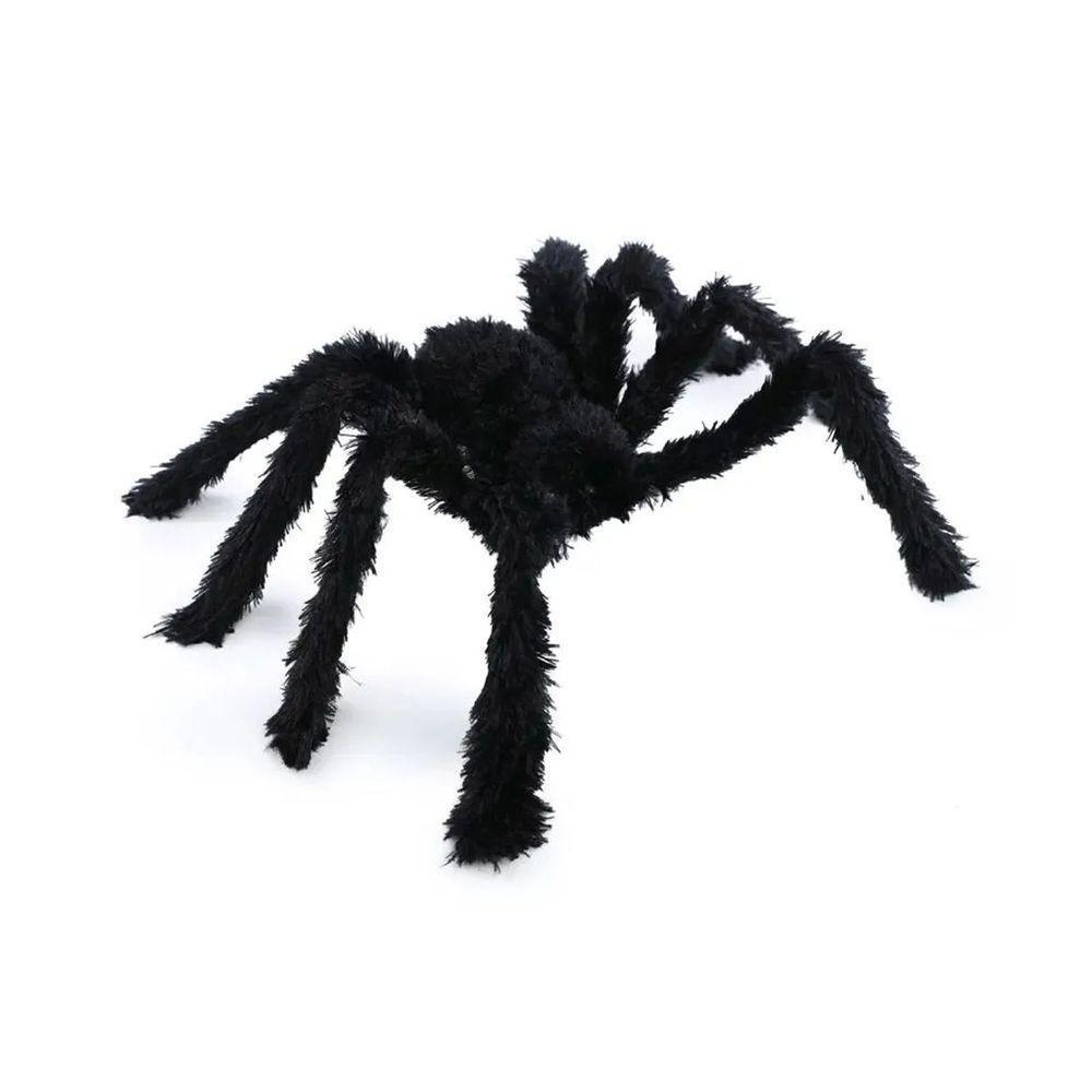 Decoração Halloween Aranha Cobalt De Veludo Com Luz - 3