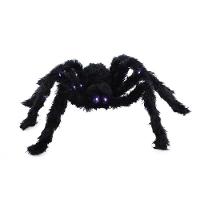Decoração Halloween Aranha Cobalt De Veludo Com Luz - 1