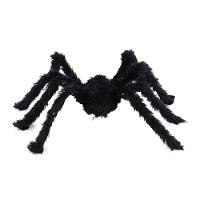 Decoração Halloween Aranha Cobalt De Veludo Com Luz - 2