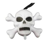 Colar De Halloween Caveira Pisca Pisca - 1 Unidade - 3