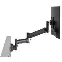 Suporte Para Monitor Até 26 Articulado Para Painel Canaletado Com Regulagem De Altura Octoo Clipway-c1 Prateado