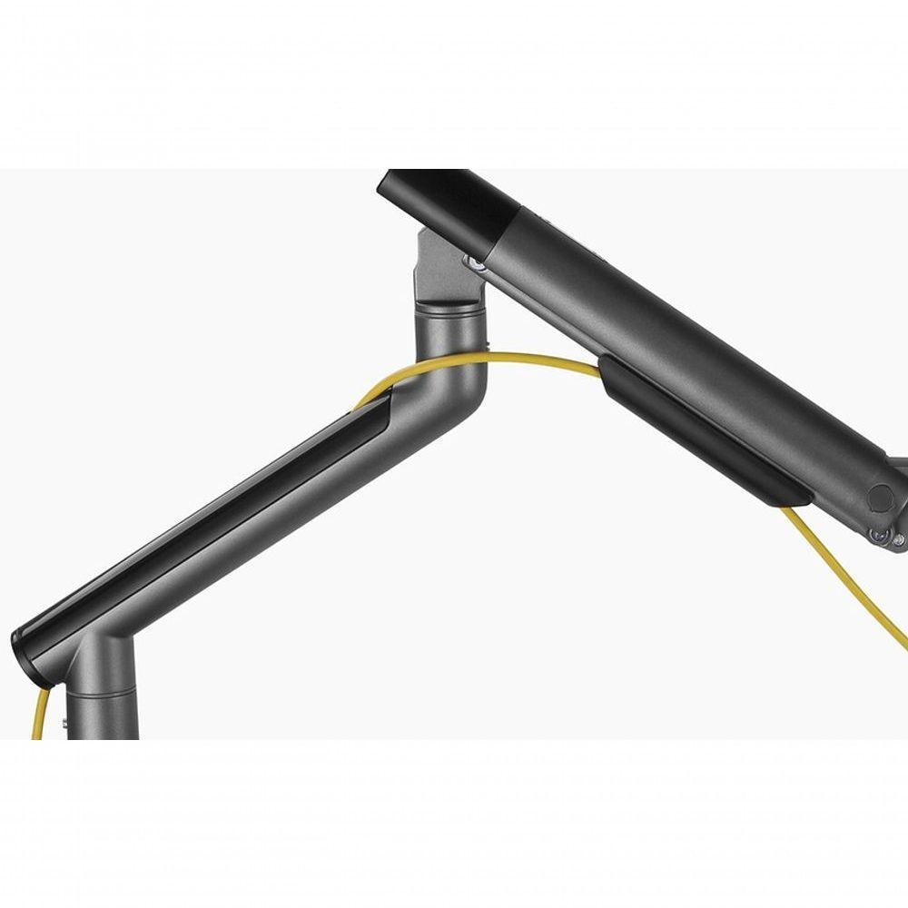 Suporte Para Monitor Até 32 Articulado Duplo Com 2 Saídas Usb Octoo Clipsmart-design- 2 Titanium - 4