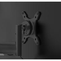 Suporte De Mesa Para Monitor Até 24 Articulado Duplo Com Regulagem Contínua De Altura Octoo Clipway-m2 Titanium - 3