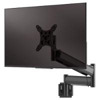 Suporte Para Monitor Até 26 Articulado Para Painel Canaletado Com Regulagem De Altura Octoo Clipway-c1 Preto - 5