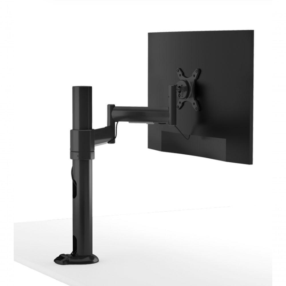 Suporte De Mesa Para Monitor Até 24 Articulado Com Regulagem De Distância E Altura Octoo Clipway-a1 Preto - 2