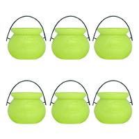 Mini Caldeirão De Bruxa Verde Halloween - 6 Unidades - 1