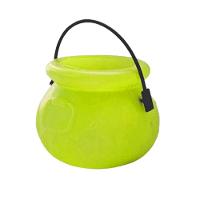 Mini Caldeirão De Bruxa Verde Halloween - 6 Unidades - 3